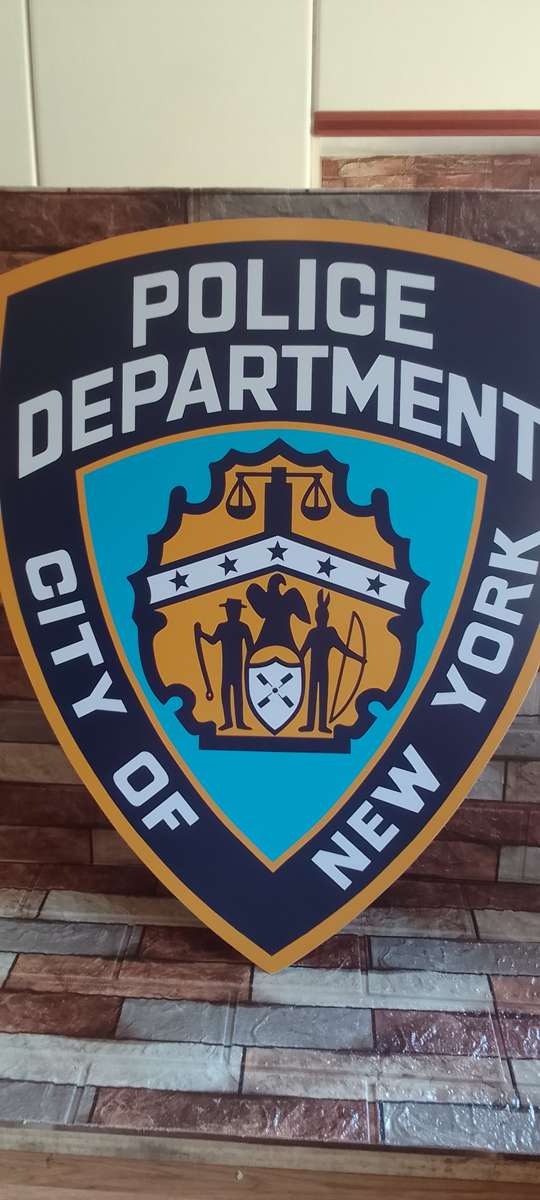 NYPD Police Sign, 62CM